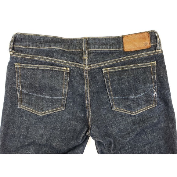 Martin + Osa Jeans 28 Long Slim Fit Dark Wash Straight Leg Mid Rise - Picture 3 of 7